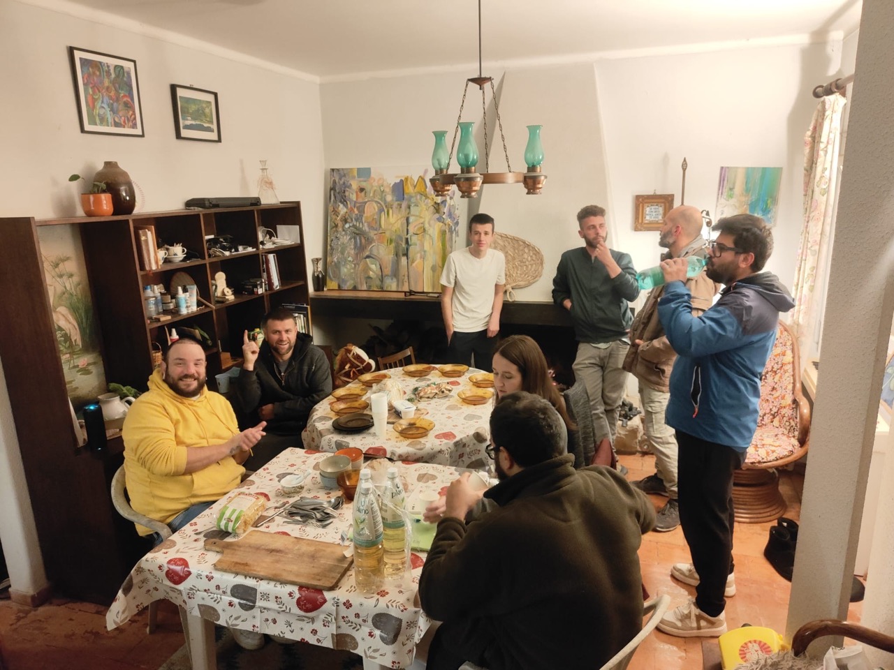 The Hanson family serving the community in Santa Cruz, Portugal